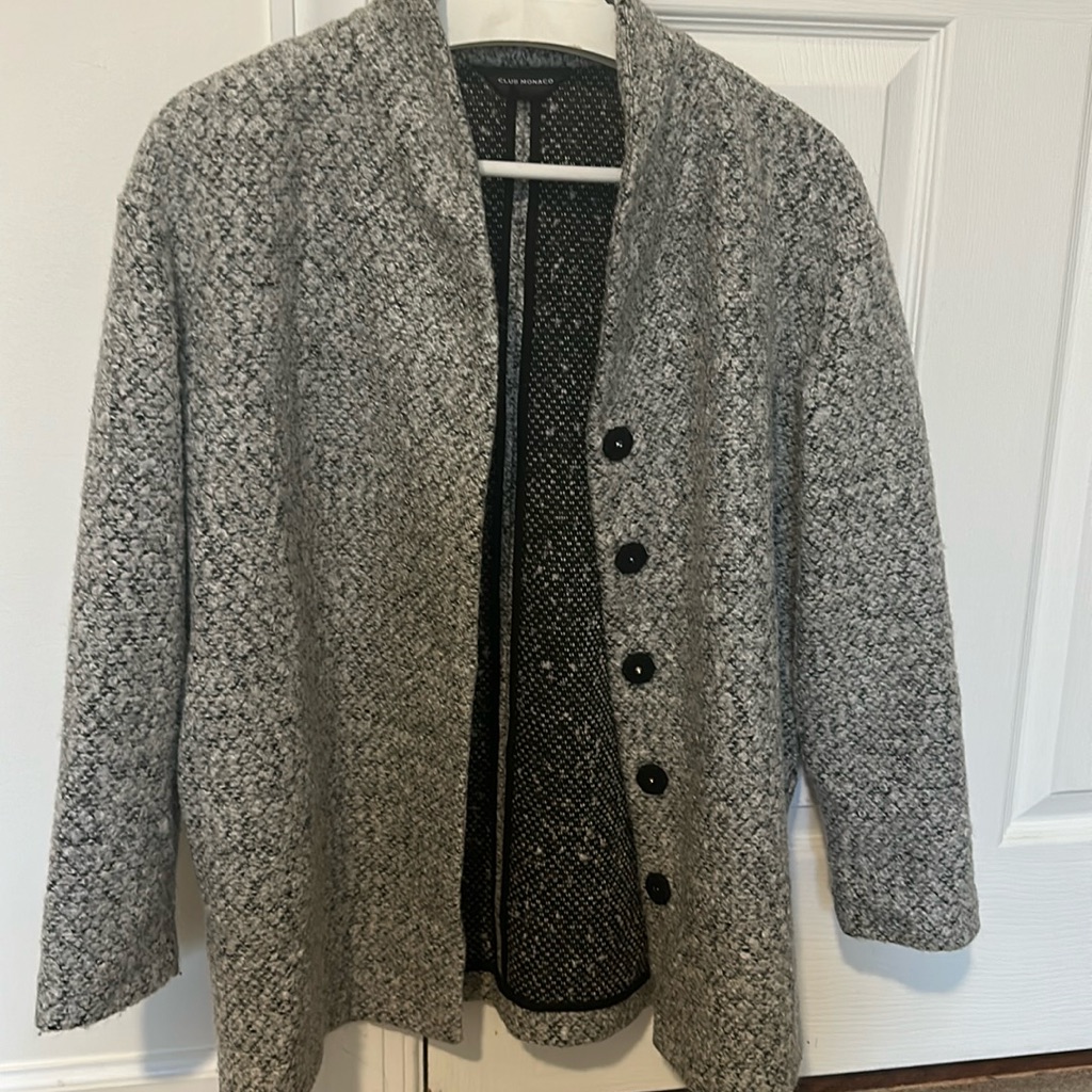 Club Monaco Light Sweater Jacket